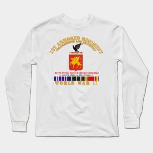 1st Armored Regiment - COA -WWII  EU SVC Long Sleeve T-Shirt